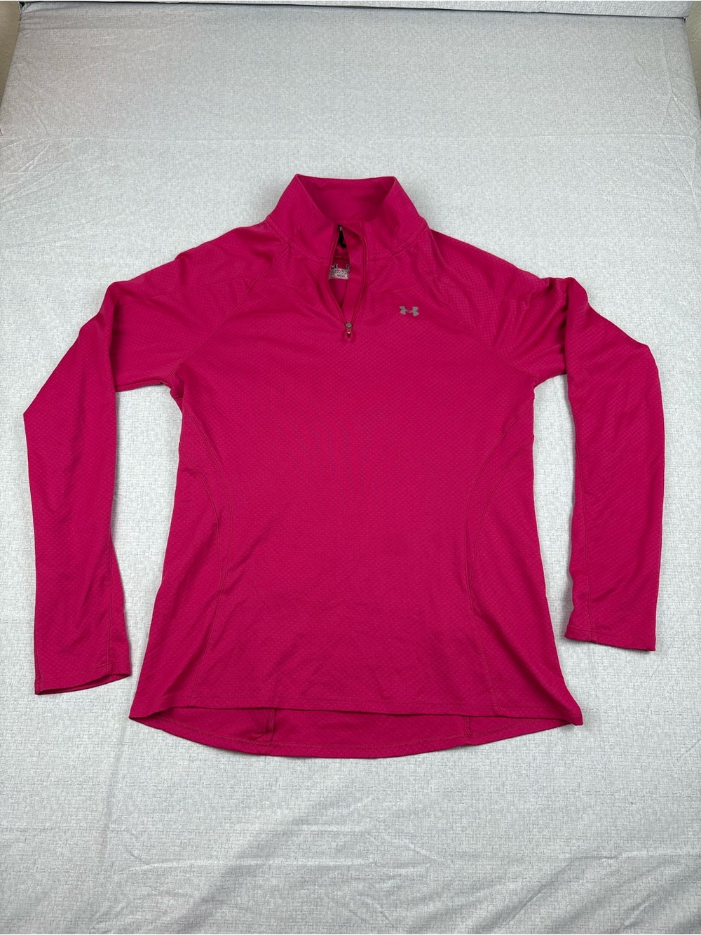 Under Armour Women’s Hot Pink 1/4 Zip Athletic Pullover